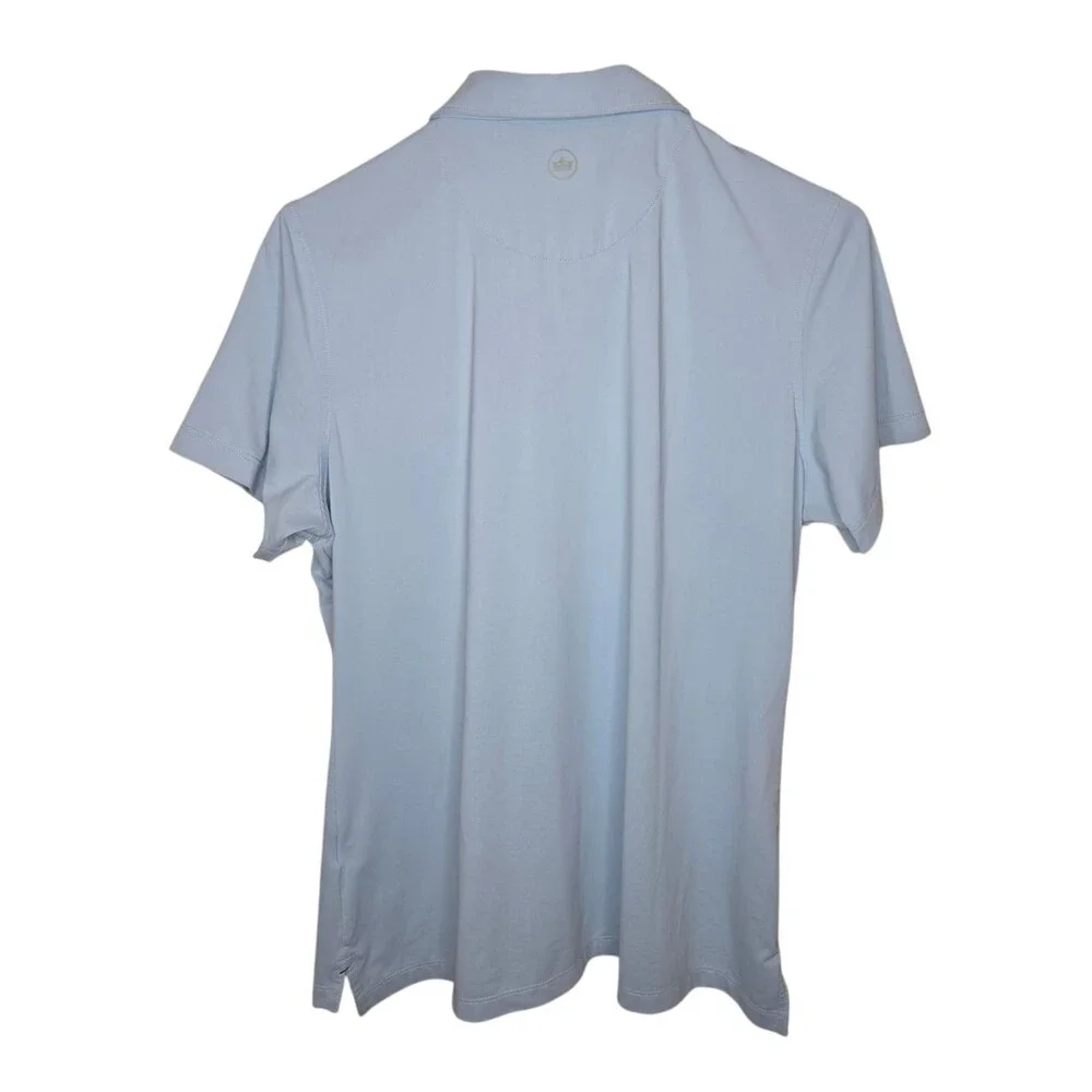 Peter Millar UPF 50+ Golf Polo, Women’s Large, Blue - Waverley 1896 Oregon